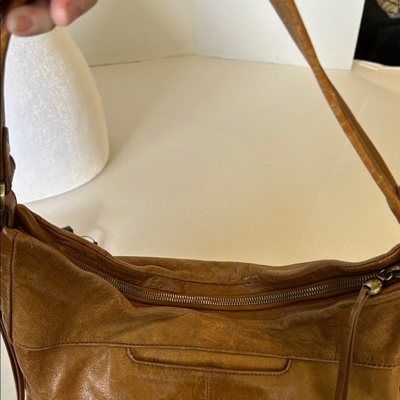 HOBO AVON LEATHER SIDE POCKET BROWN SHOULDER BAG - Picture 10 of 14